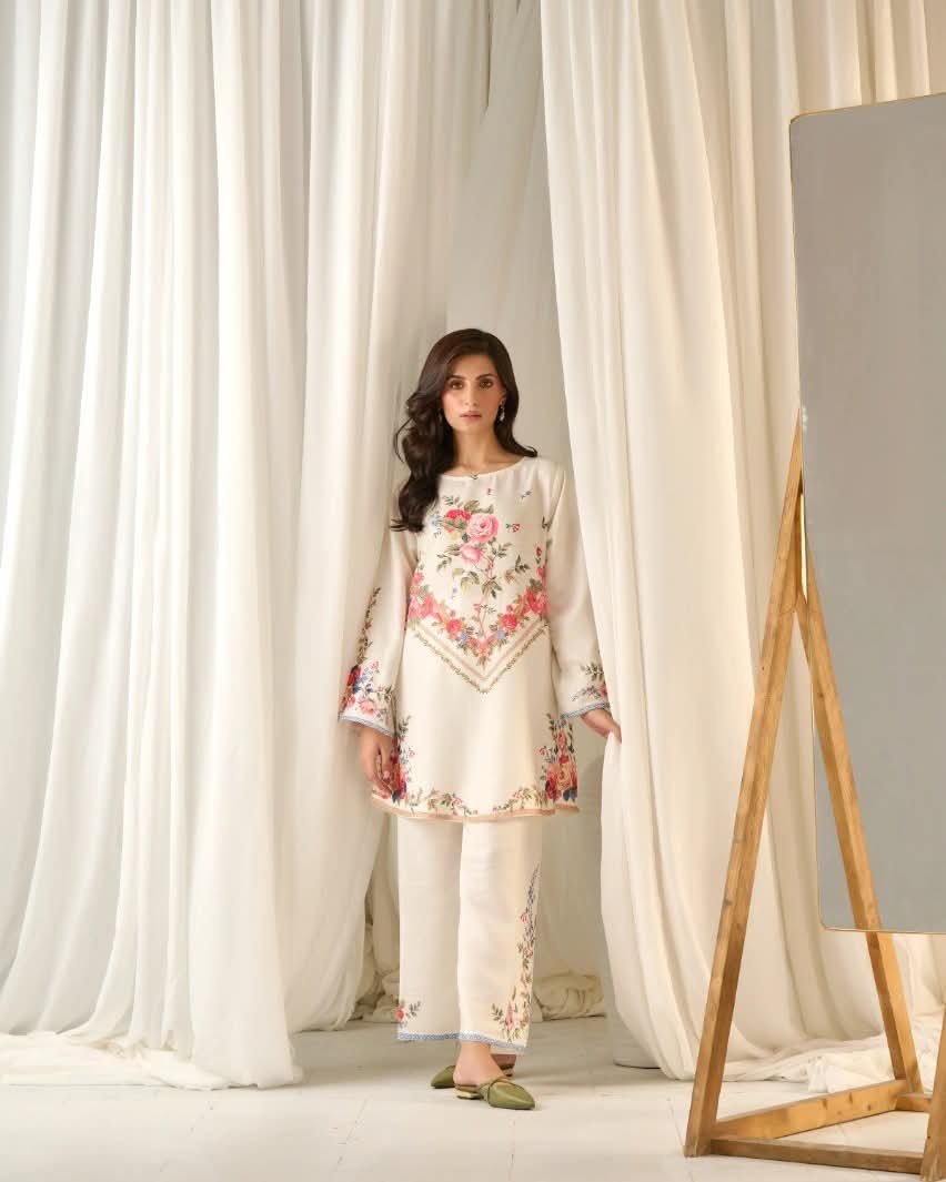 Floral Digital Print 2-Piece Outfit - Image 2