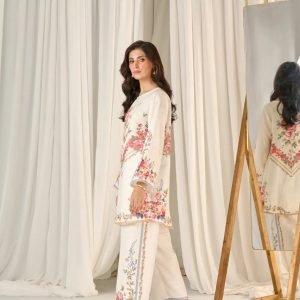 Floral Digital Print 2-Piece Outfit