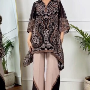 Western Style Top & Trouser 2PCs Set